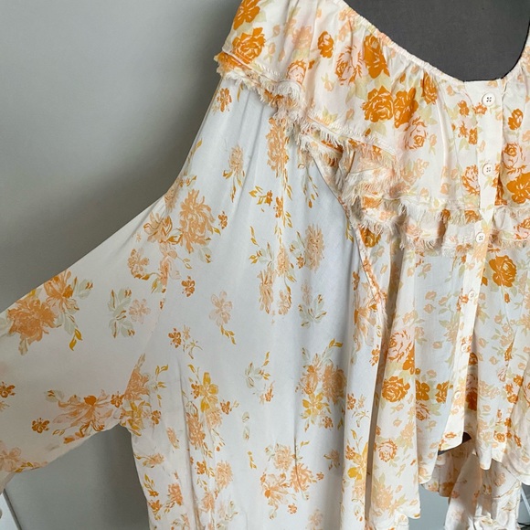 Free People Lorretta Printed Tunic XS NWOT - Picture 6 of 9